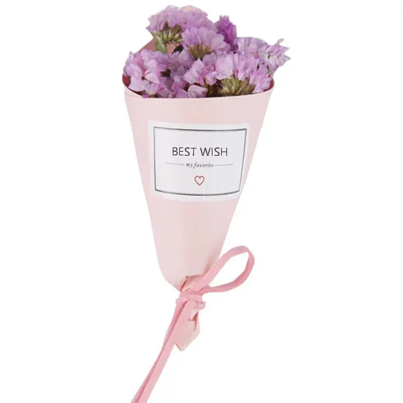 Мини forget-me-Not натуральный ручной работы сушеный FlowersPaper тюбик маленький букет ко дню рождения Рождественский подарок реквизит для фото украшения