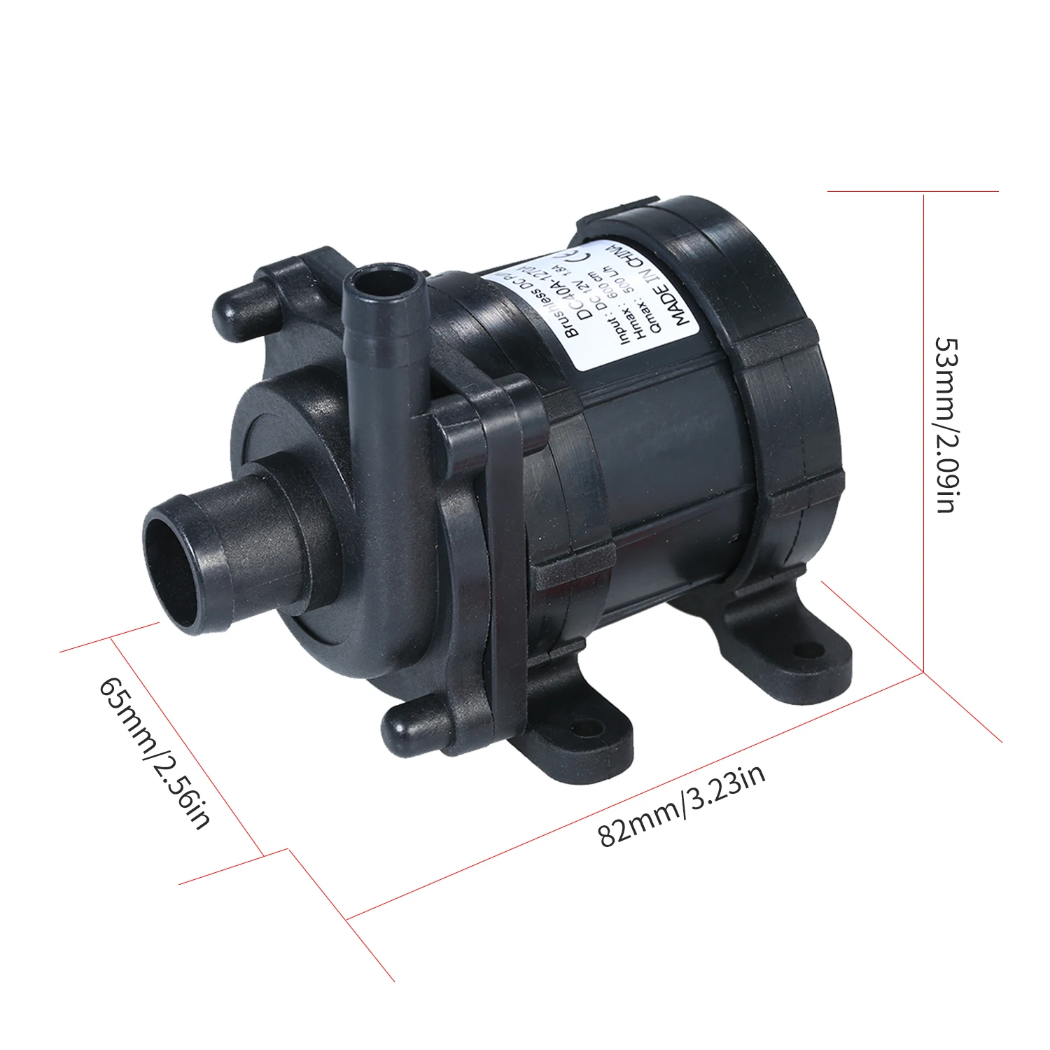 12V 500L/ч мини водяной насос Бесщеточный насос работающий на постоянном токе от Максимальный подъем 6 м погружной аквариумный насос для холодильника кормов для животных, фонтан