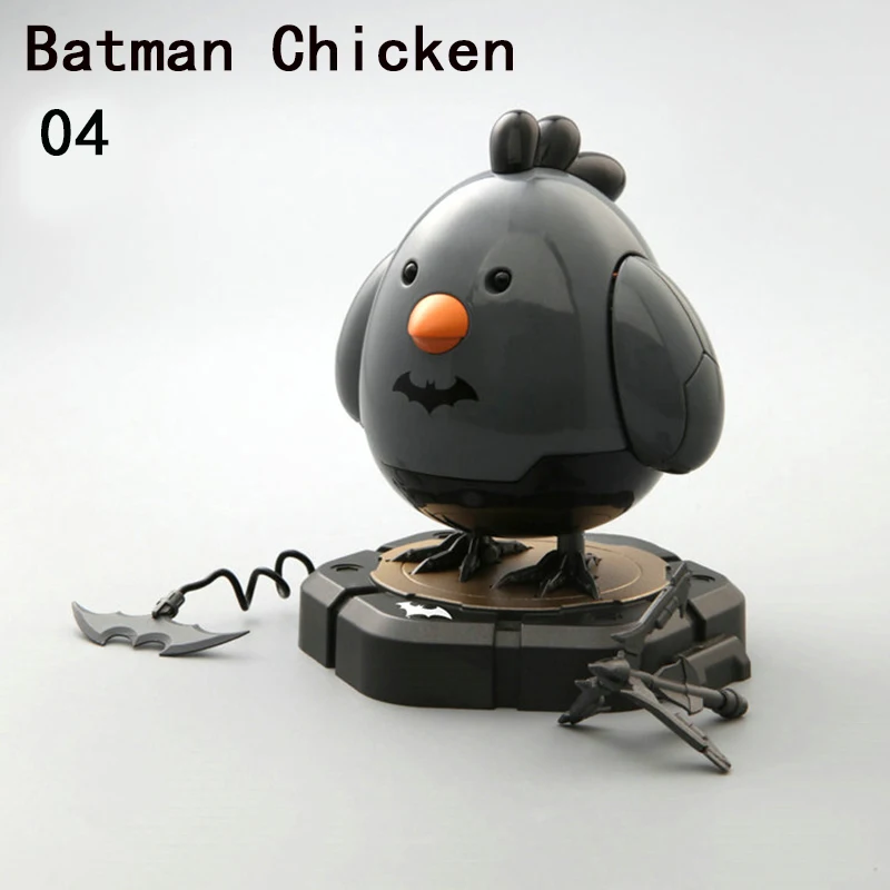 Перегрузка курица белое оружие Боевая курица пилот Супермен Бэтмен Ультрамен металлический сплав яйцо Ограниченная серия Робот FanMade игрушки