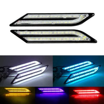 

2Pcs Car Styling DRL Led Daytime Running Lights Car Brake & Steering Light Source IP67 Waterproof 5 Colors Fog Lamps