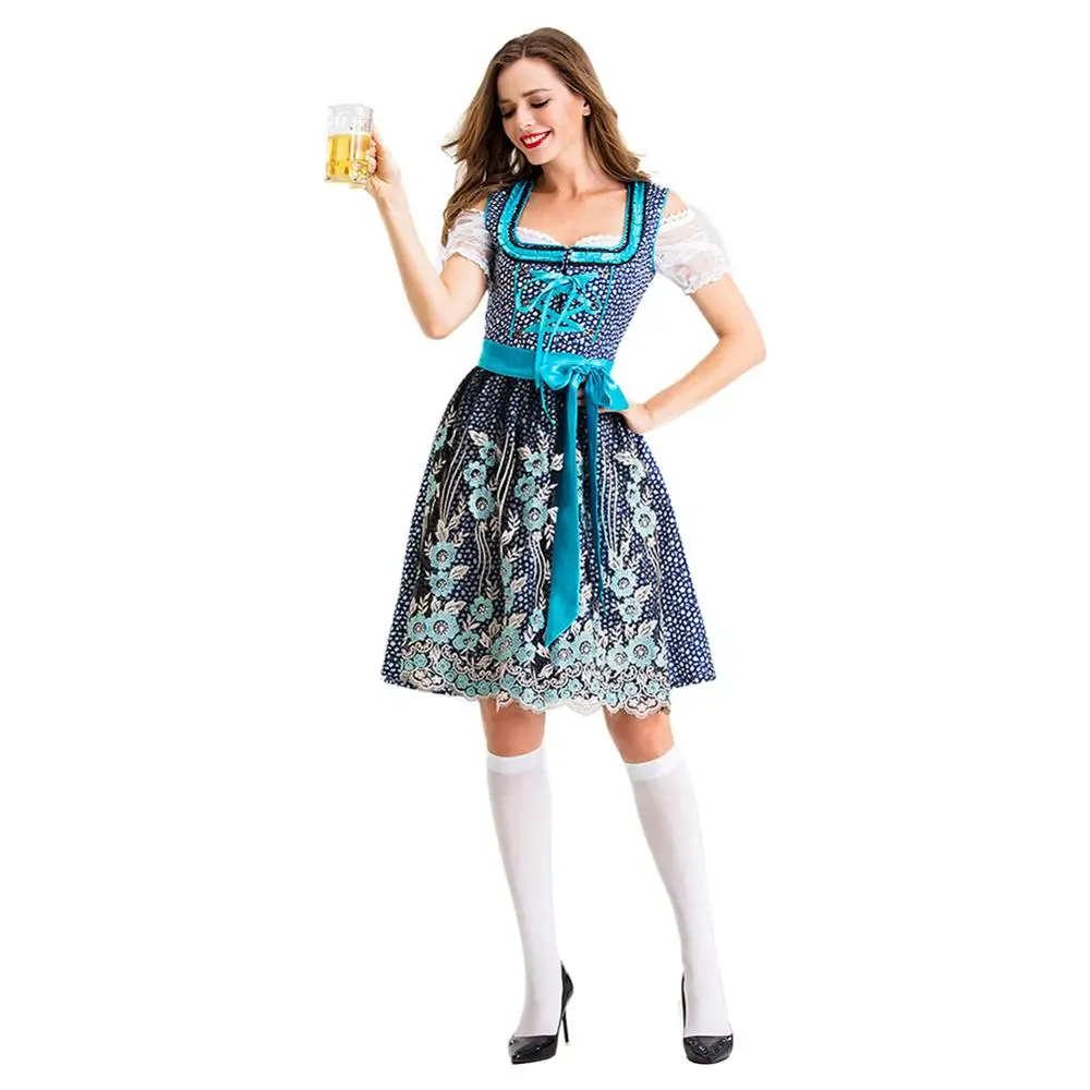

Oktoberfest Dress Costume Lederhosen German Traditional Bavarian Beer Festival Sexy Oktoberfest Wench Dirndl Lederhosen