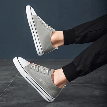 

Men's casual canvas breathable sneakers men's casual shoes Lace-up lightweight walking sports shoes Tenis Feminino Zapatos