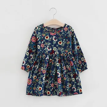 

Toddler Girls Floral Dress Princess Dress Long Sleeve Kids Party Dresses For Girls Toddler Girl Dress Princess Costume Vestido