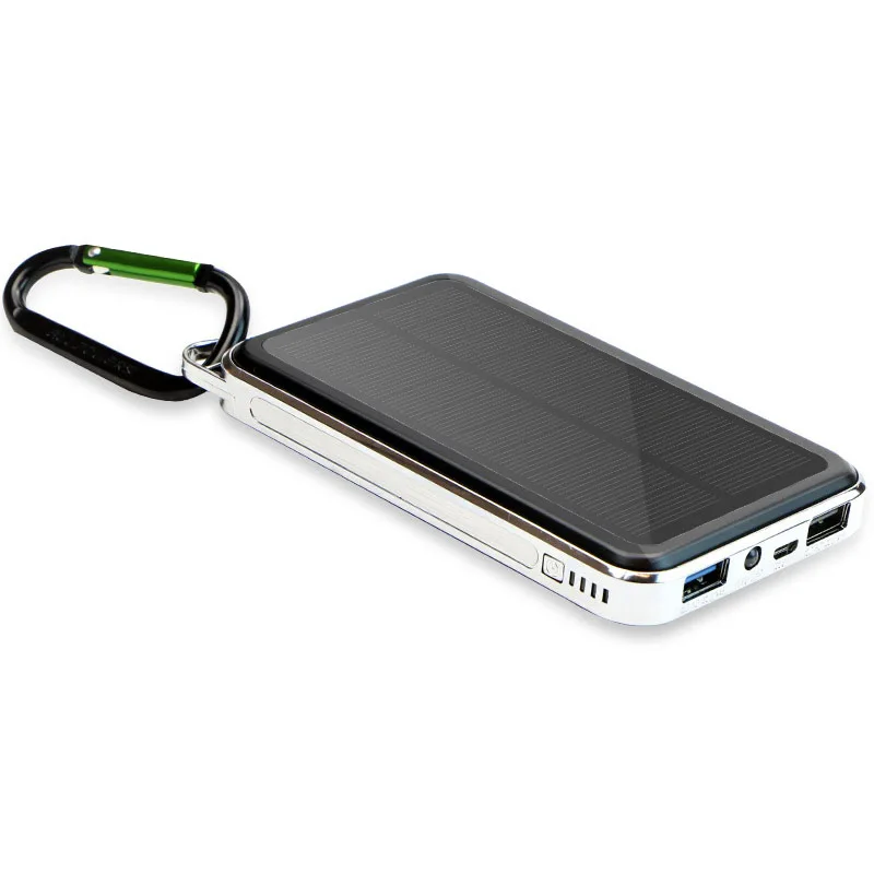 ABKT-ALL power S солнечная батарея 15000 мАч двойной Usb портативный источник питания портативное зарядное устройство солнечная панель подходит для мобильного телефона Ipad