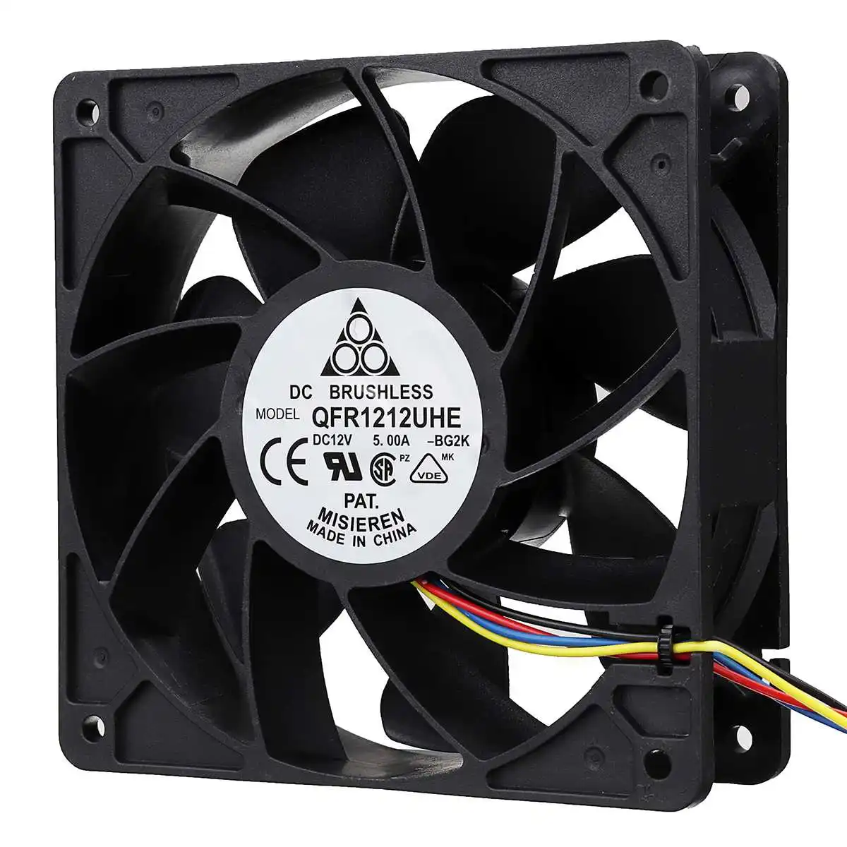 7500RPM Cooling Fan Replacement 4-pin Connector For Antminer Bitmain S7 S9 