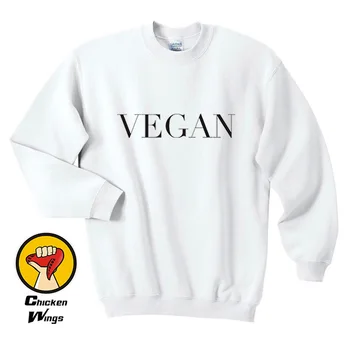 

Vegan Sweatshirt Top kale plants are friends edgy veggie vegetarian vogue hipster Crewneck Sweatshirt Unisex More Colors -B069