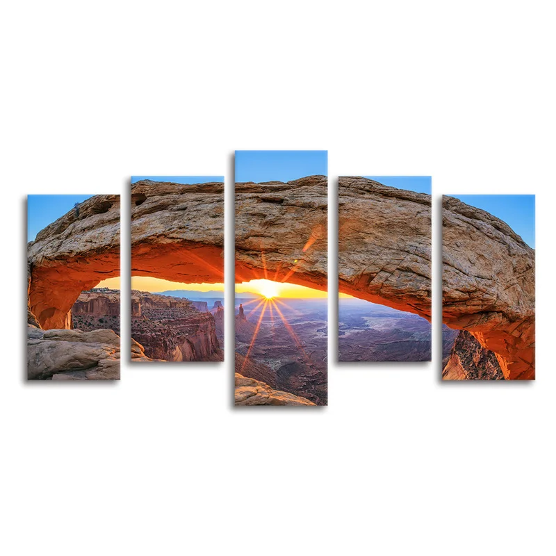 Пейзаж С закатом HD Художественная печать фотография пейзаж пустыни холст