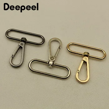

Deepeel 2/4pcs 50mm Luggage Hardware Accessories Shoulder Strap Hook Buckle Keychain DIY Metal Lobster Clasp Bag Decoration F4-1