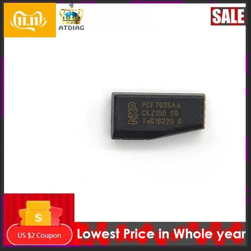 2 шт. keydiy PCF7935 PCF7935AS транспондер чип ID44 крипто Замена PCF7935AA Автомобильный