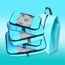 Сальниковая набивка куб дорожный органайзер для багажа/водонепроницаемая/маленькая/большая сумка-Органайзер для путешествий/ручной Багаж/Большая емкость/нейлон