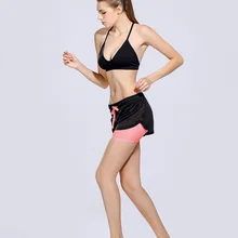 Быстросохнущие Леггинсы для йоги, шорты, свободные, дышащие, для бега, для спортзала, короткие леггинсы, спортивные, для фитнеса, штаны для женщин