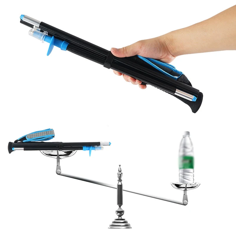 Balance Trekking Pole Adjustable Walking Hiking Outdoor Sports 4 Links