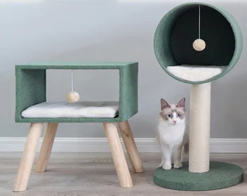 

Nordic cat climbing frame cat nest cat tree house luxury pet cat supplies sisal cat tree cat furniture scratching post cat tower