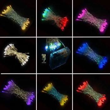 

4m 40 LED 5m 50 LED 10m 80LED LED Dry Battery Operated String Light Wedding Party Christmas Tree Garden Outdoor decoration easy