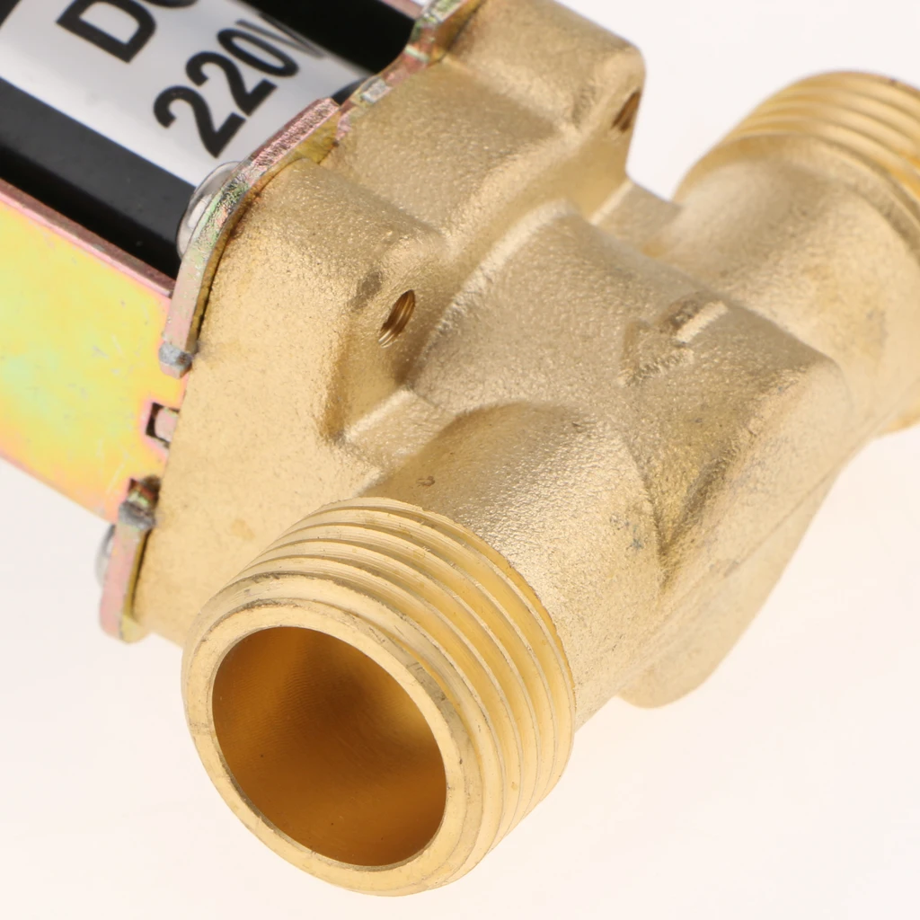 Brass Electromagnetic/Normally Closed Water Inlet Valve 4Points Outer Teeth.