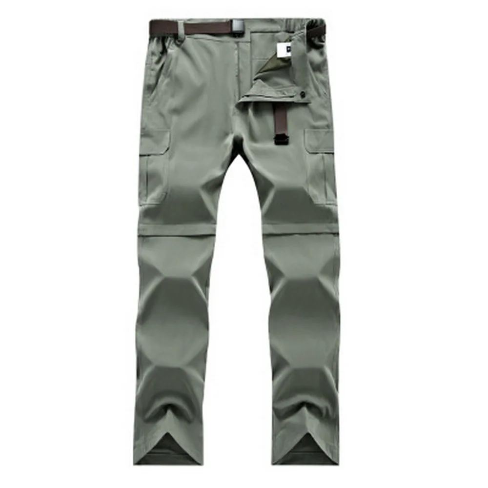 NUONEKO Mens Quick Dry Hiking Pants Outdoor Removable Summer UV Protection Breathable Camping Trekking Fishing Trousers PN51 hiking pants