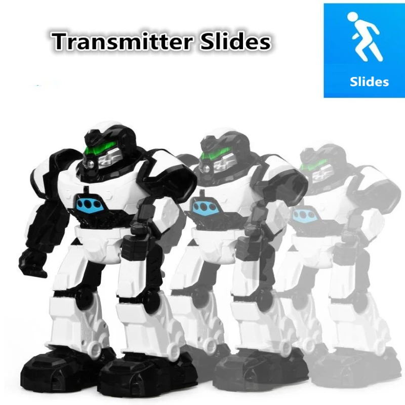  Dual Control Model Watch Remote Control Smart Follow Me Robot Model Toy Singing Dancing Lights Gest - 4000346361477