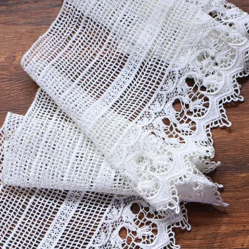 

1yard white DIY handmade wedding party craft gift packaging splicing Cotton Crochet Lace Ribbon