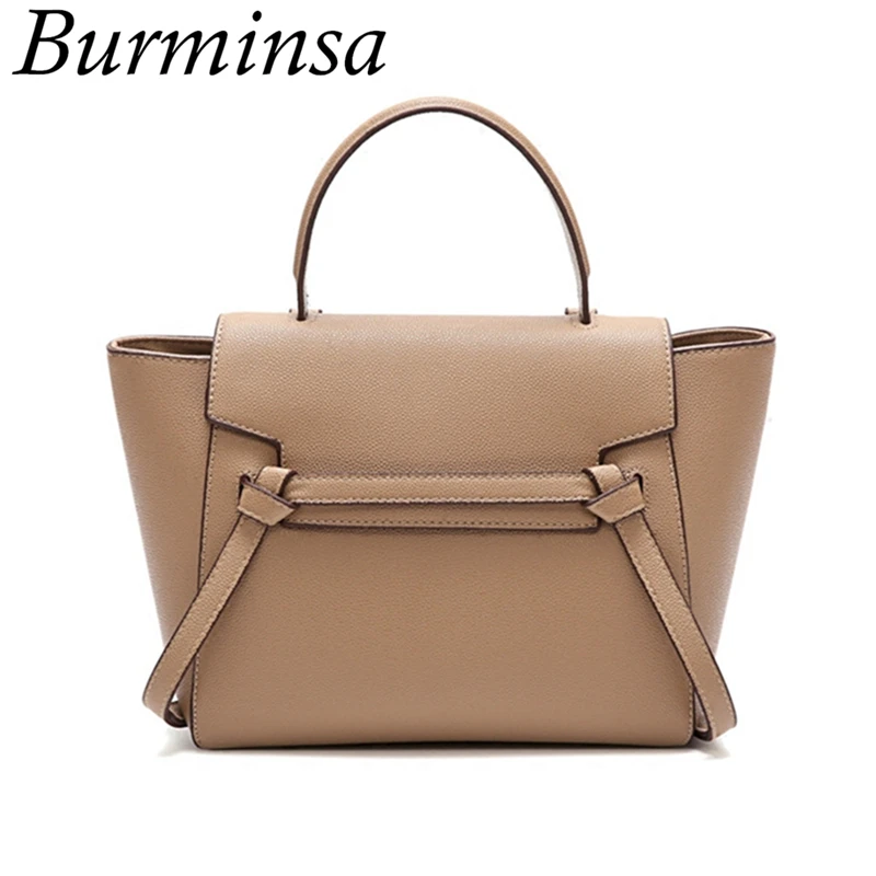 Billig Burminsa Damen Tragetaschen Designer Handtaschen Hohe Qualität Weibliche Messenger Taschen Mode PU Leder Schulter Taschen Für Frauen 2019