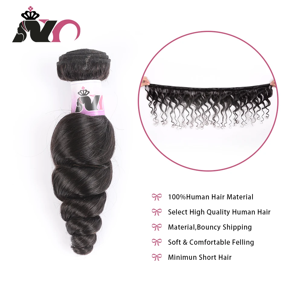 NY Malaysia Loose Wave Hair Bundles Extension 100% Human Hair Weave Bundles Non-Remy Natural Color Hair 3 Deals 8-28 inch Cabelo