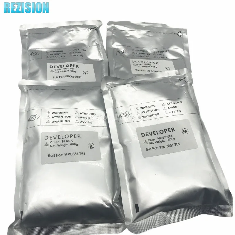 Для Ricoh Перевозчик C751 C651 C8002 C6502 C5100 C5510 порошок проявителя совместимые детали