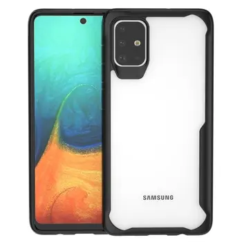 

30pcs/lot Cover For Samsung Galaxy A71 Soft Bumper Frame Clear Hard PC Shockproof Case For Samsung Galaxy A51