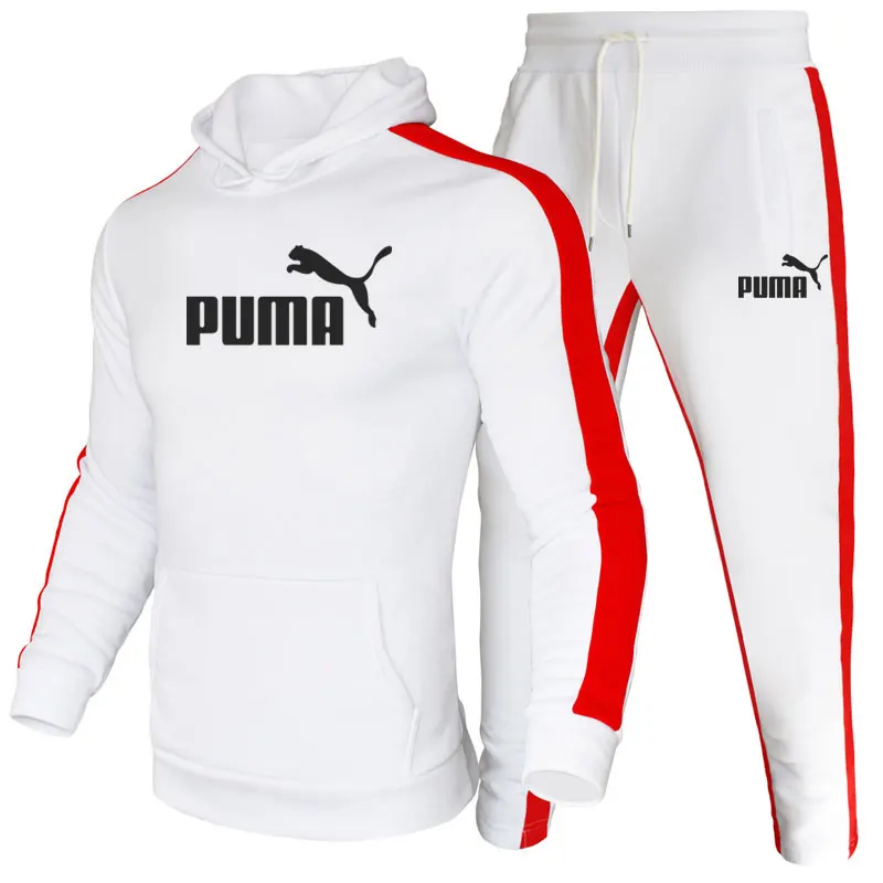 PUMA Новая мужская спортивная куртка с капюшоном утолщаются теплый пуловер +