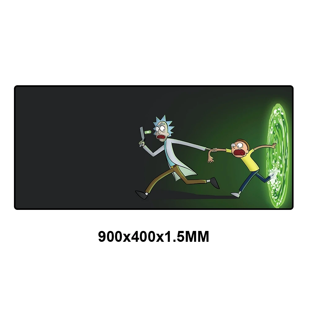 RKYMD-016-90x40 900x400 мм коврик для мыши Рик и Морти HD узор офисный стол коврик мышь аниме клавиатура компьютер большой XXL игровые коврики для csgo коврик для мыши - Цвет: RKYMD-016-90x40