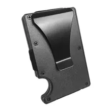 Новинка, хит, мужской держатель для карт, тонкий алюминиевый держатель для карт, металлический кошелек, функция анти сканирования, держатель для карт, монет, денег