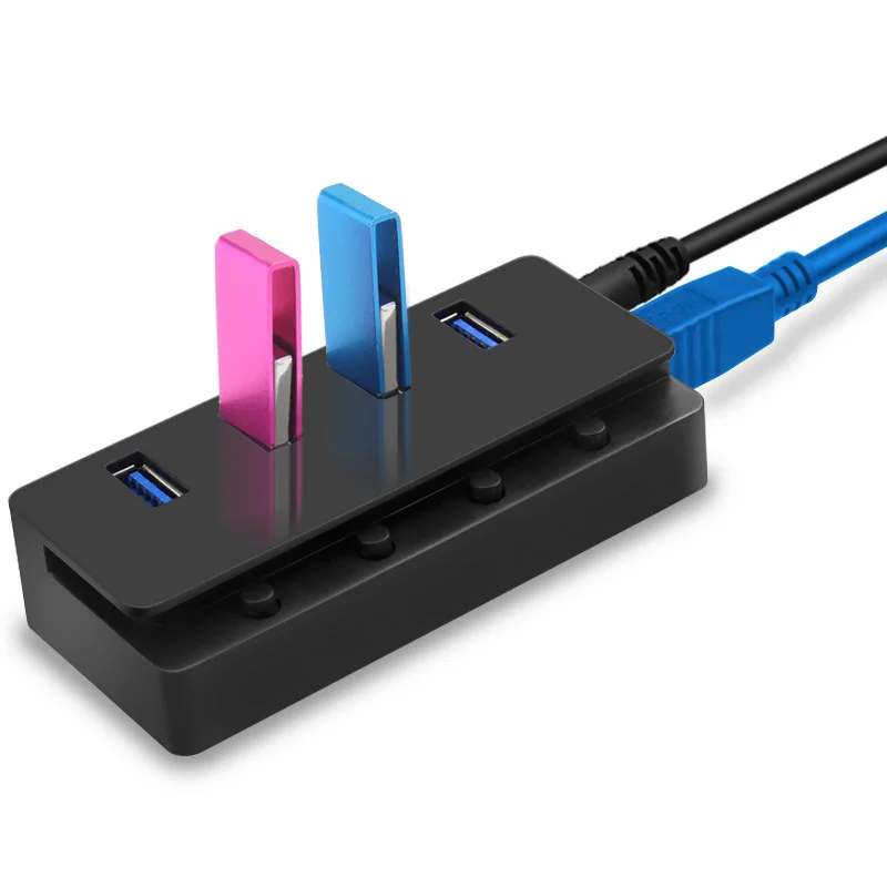 Usb-хаб 3,0 USB разветвитель Мульти USB 3,0 концентратор несколько 4 портов разветвители Компьютерные аксессуары концентратор для ПК/ноутбука
