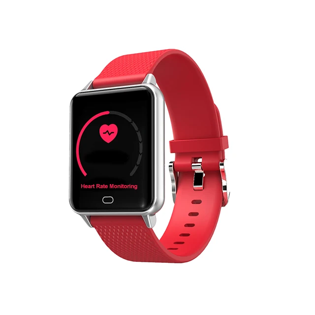 silver red M21 фитнес-трекер, умный браслет, спортивные часы, мониторинг сердечного ритма, кровяного давления, Bluetooth, вызов, gps, с дыхательным светильник - Цвет: silver red