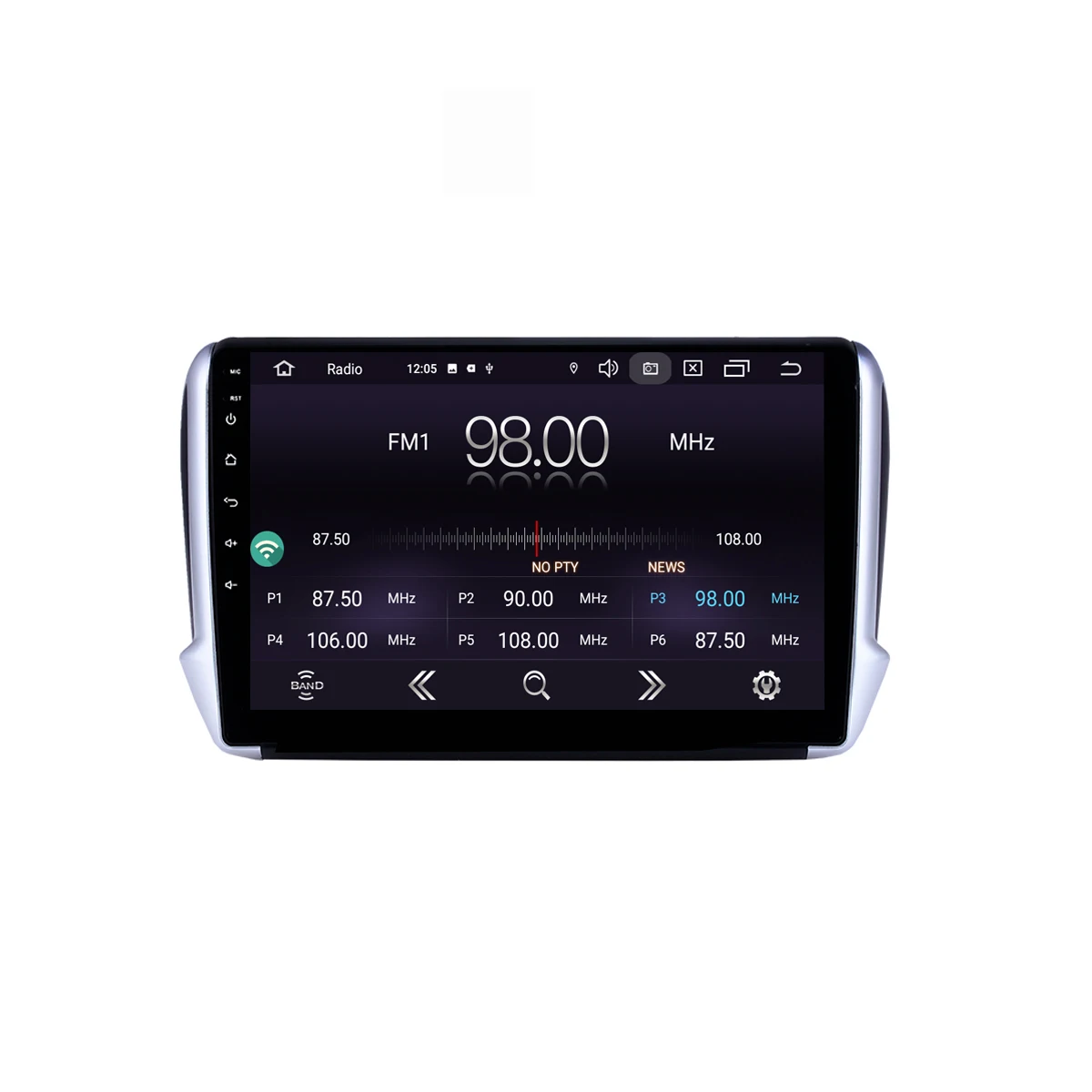 10.1" android 9.0 RAM2G car gps dvd player for Peugeot 2008 208 car radio multimedia navigation stereo head unit dsp