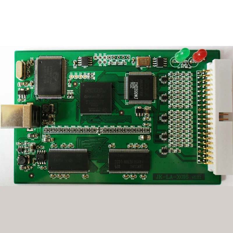 Jiankun La5016 Pc Usb логический анализатор 500 м Максимальная частота дискретизации 16Ch 5B образцы английское программное обеспечение