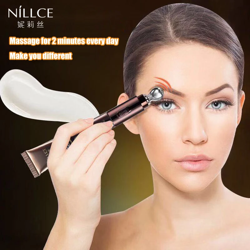 

NILLCE Electric Massage Eye Cream Anti Wrinkle Remove для Bag Anti Puffiness dark circles cream Moisturizing eye care 20g