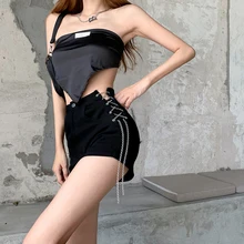 

Summer Denim Shorts Women Clothing High Waisted Slim Female Summer Plus Size Fashion Button Casual New Black Bottoms Streetwear