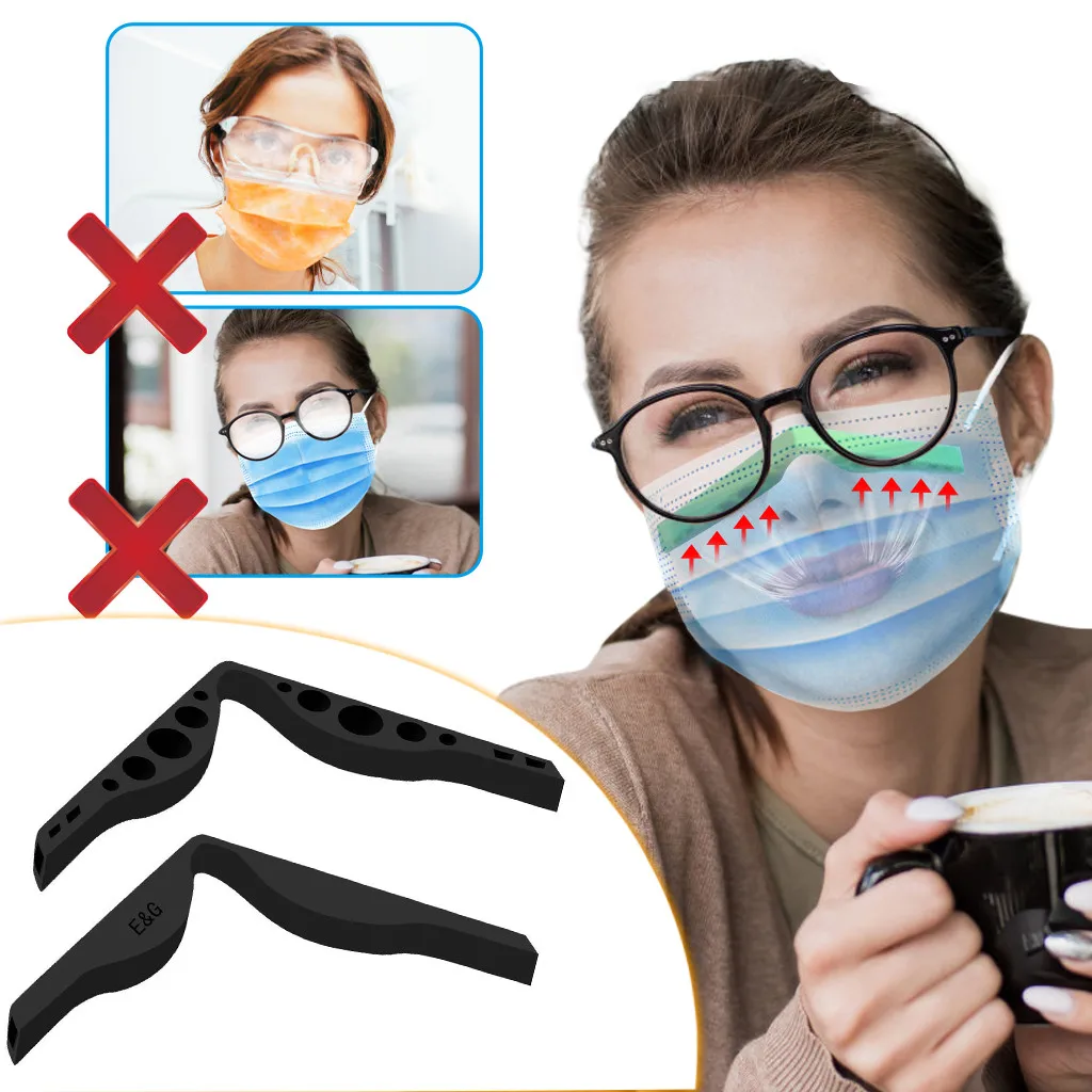 Face mask Silicone Nose Bridge Increases Breathing Space To Help Breathe Smoothly Anti-fogging nose bridge Myopia glasses mask#K | Красота и