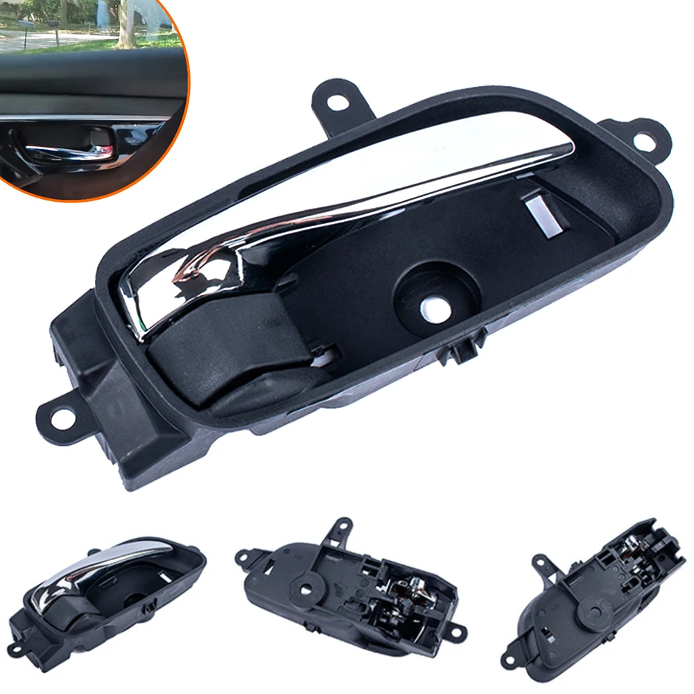 Decoration Car Door Handle Right Left Easy Install Smooth Safety Parts Replacement Removable Direct Fit Interior For Nissan