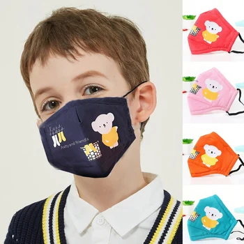 

New Anti Dust Face Mouth Mask Reusable Breathable Cotton Protective Children Kid Cartoon Cute PM2.5 Anti-Dust Mouth Face Mask