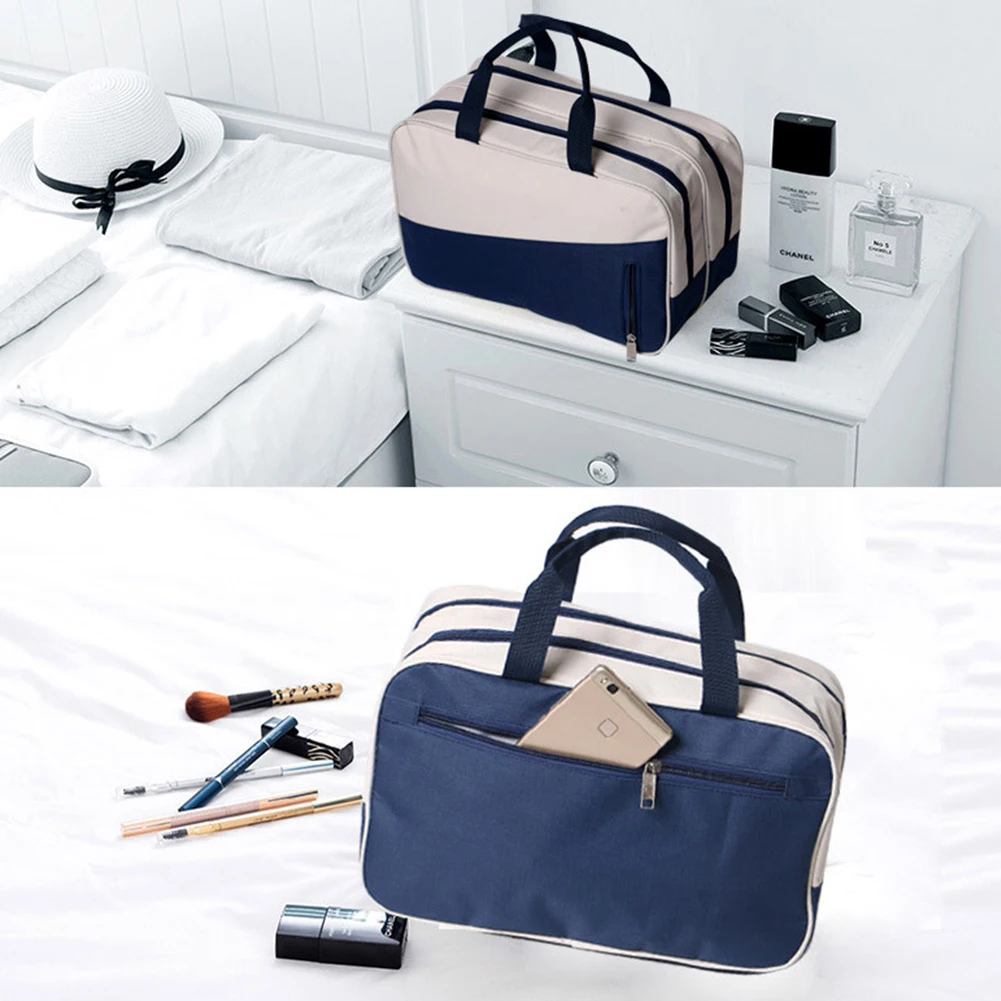 

Organizer Large Capacity Oxford Men Women Storage Pouch Waterproof Toiletry Bag Portable Hanging Cosmetic Multifunctional Travel