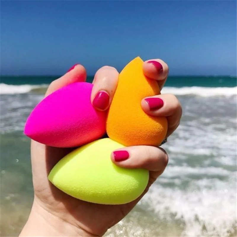 

4pcs Cosmetic Puff Powder Puff Smooth Women's Makeup Foundation Sponge Beauty Make Up Tools Accessories