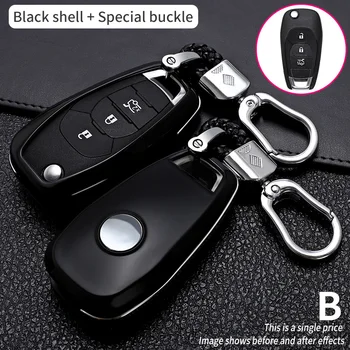 Carbon Fiber Car Smart Key Cover Case Fob For Chevrolet Cruze Spark Camaro Volt Bolt Trax Malibu Sonic Protect Shell Accessories