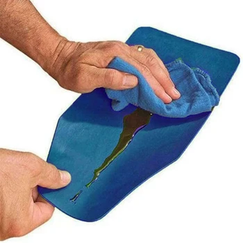 

Flexible Draining Tool Foldable Car Oil Refueling Long Mouth Funnel,Blue Large