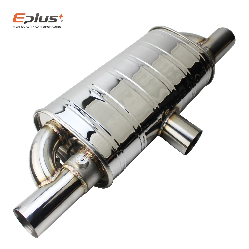 Car Exhaust Pipe Vacuum Pump Variable Valve Mufflers Remote Control Stainless Steel Universal T Shape One In Two Out 63MM exhaust muffler tip exhaust trim pipe exhaust pipe muffler exhaust pipe valve kit exhaust control valve exhaust pipe valve