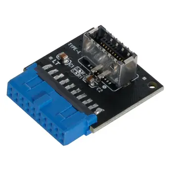 

CY USB 3.1 Front Panel Socket Type-E to USB 3.0 20Pin Header Male Extension Adapter for Motherboard