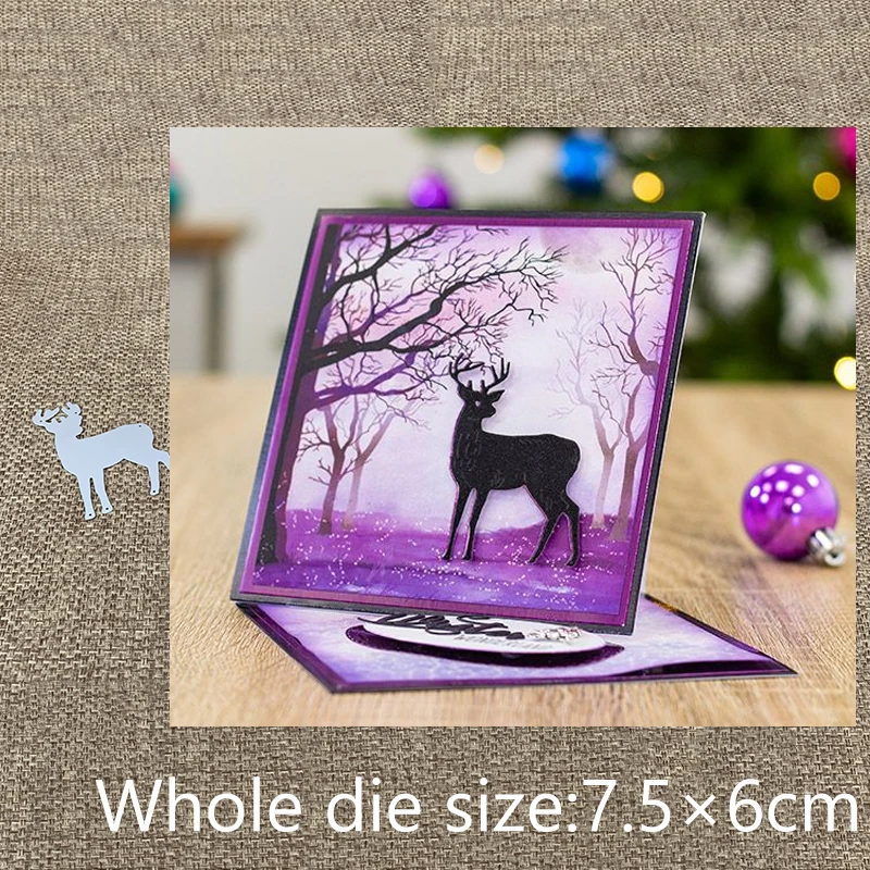 

New Design Craft Metal Cutting Die die cuts deer decoration scrapbooking Album Paper Card Craft Embossing die cuts
