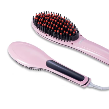 

Hot TV Electric Brush Fast Hair Straightener LCD Comb Auto Massager Tools Ceramic Straightening irons escova alisadora