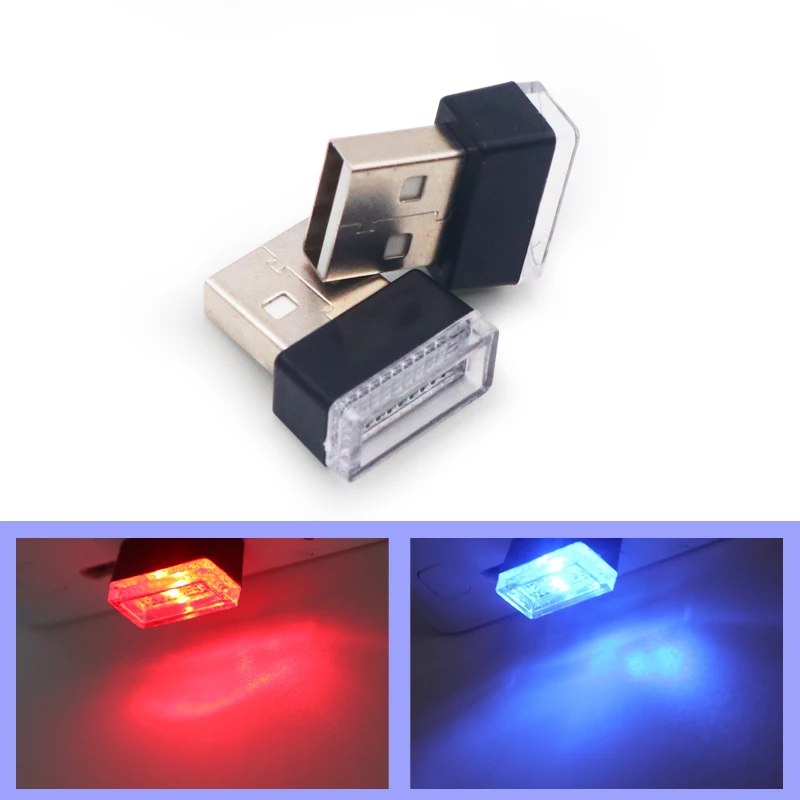 1 шт. автомобильный Стайлинг USB атмосферный светодиодный свет Автомобильные