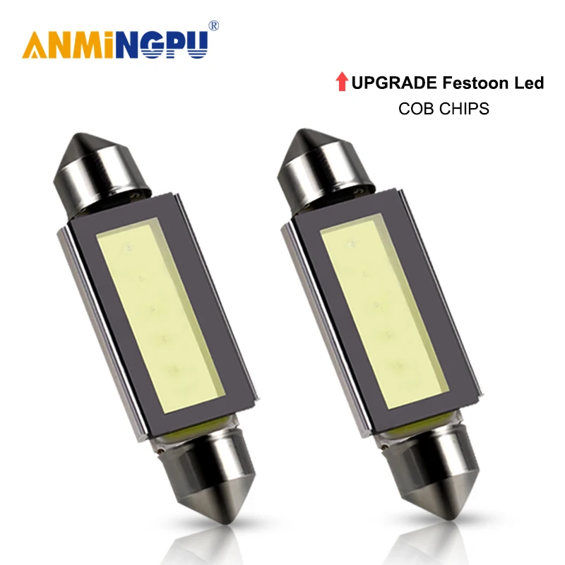 Сигнальная лампа ANMINGPU Светодиодная лента C10W C5W 31 мм 36 41 39 белый свет 12 В |