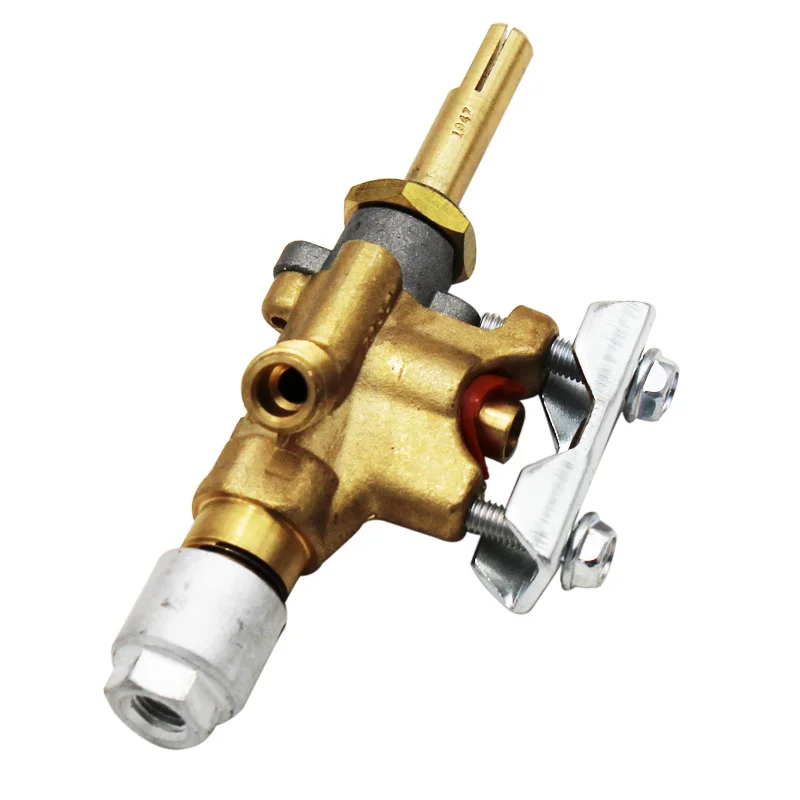 EARTH STAR BBQ grill brass gas safety valve with Orkli magnet unit outlet with 7/16-24unf thread