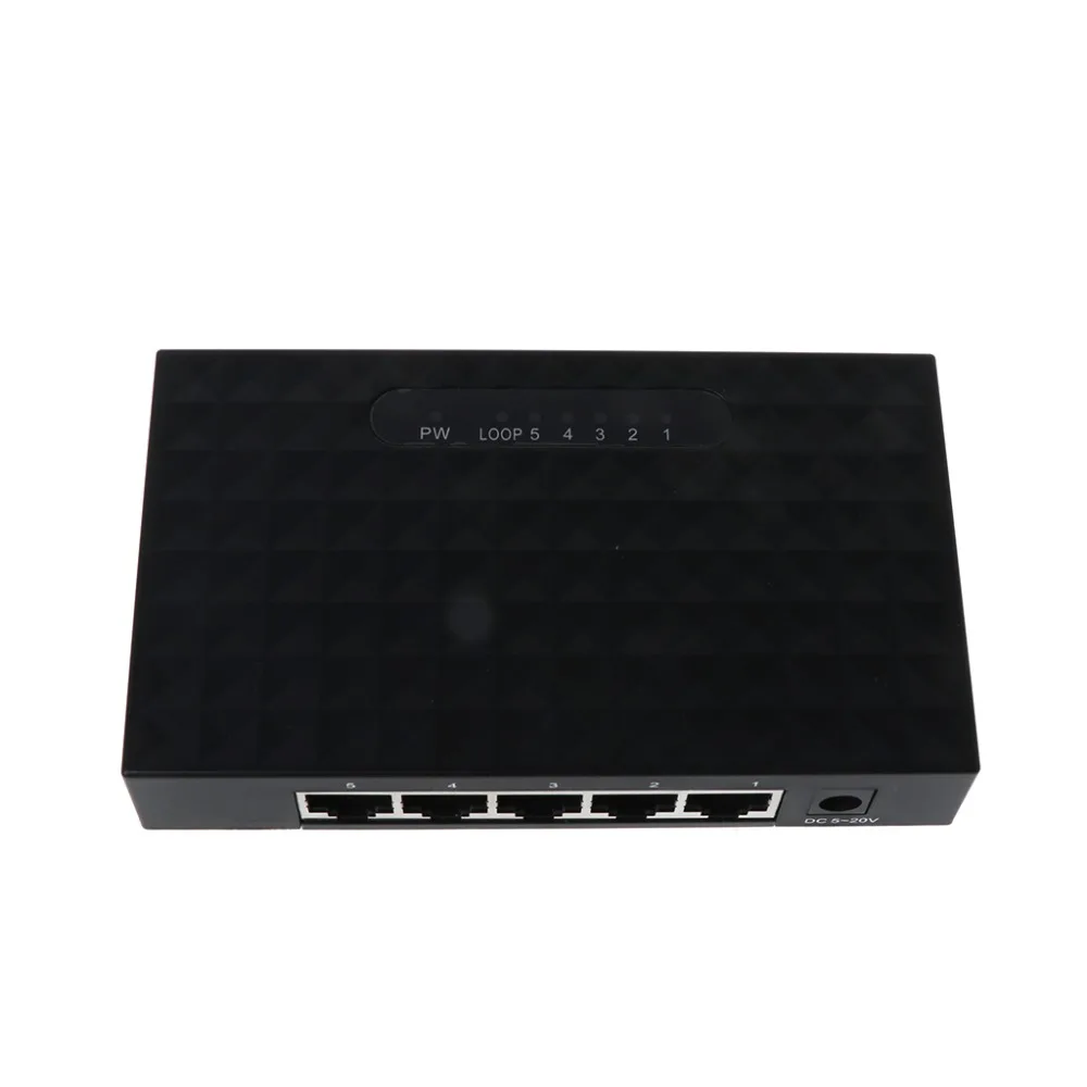 5 портов база гигабитный коммутатор концентратор Fast LAN Ethernet Настольный сетевой коммутатор адаптер ЕС Plug S19 19 Прямая поставка